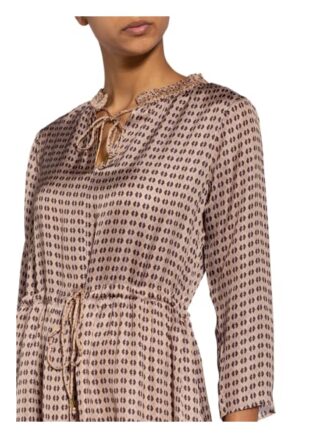 Mos Mosh Kleid Becca mit 3/4-Arm, Beige
