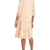 Mos Mosh Kleid Tinka mit 3/4-Arm, Orange