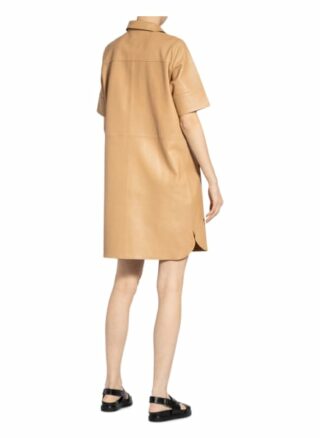 Mos Mosh Lederkleid Ester, Beige