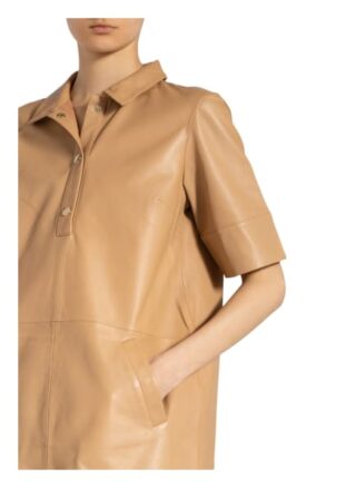 Mos Mosh Lederkleid Ester, Beige