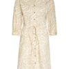 Moss Copenhagen Hemdblusenkleid Kacee, Beige