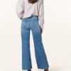Mother Flared Jeans The Tomcat Roller Fray, Blau
