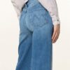 Mother Flared Jeans The Tomcat Roller Fray, Blau