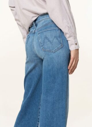 Mother Flared Jeans The Tomcat Roller Fray, Blau
