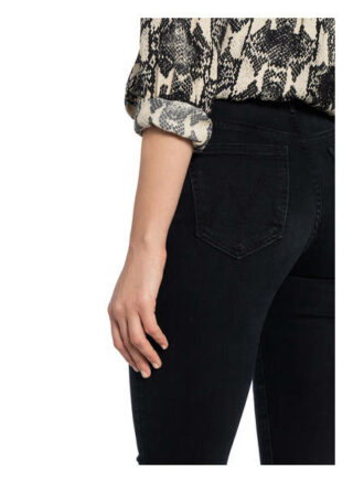 Mother Jeans The High Waisted Looker, Schwarz