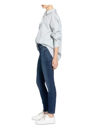 Mother Skinny Jeans High Waisted Looker, Blau