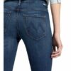 Mother Skinny Jeans High Waisted Looker, Blau