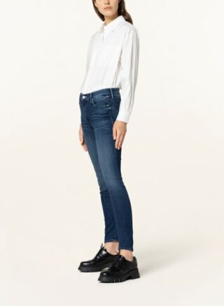 Mother Skinny Jeans The Looker Skinny, Blau