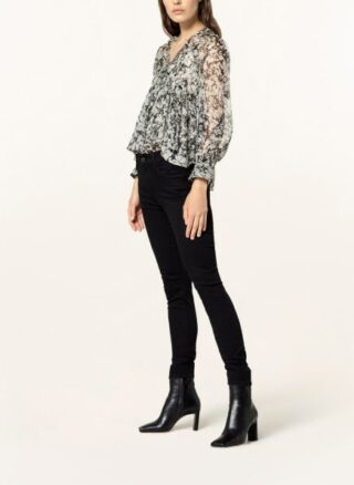 Mother Skinny Jeans The Looker Skinny, Schwarz