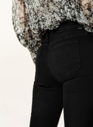 Mother Skinny Jeans The Looker Skinny, Schwarz