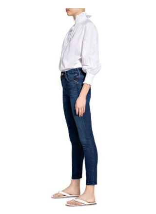 Mother Skinny Jeans The Stunner, Blau
