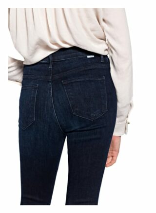 Mother Skinny Jeans The Super Swooner, Schwarz