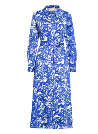Mrs & Hugs Hemdblusenkleid, Blau