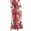 Mrs & Hugs Hemdblusenkleid aus Seide, Pink