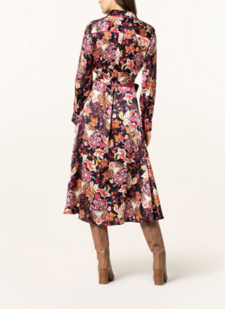 Mrs & HUGS Hemdblusenkleid Damen, Schwarz