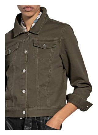 Mrs & Hugs Jeansjacke, Grün