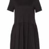 Mrs & Hugs Jerseykleid, Schwarz