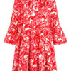 Mrs & HUGS Hängerkleid Damen, Pink