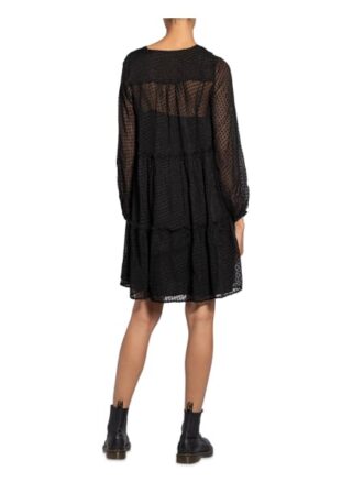 Mrs & HUGS Hängerkleid Damen, Schwarz