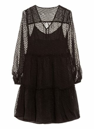 Mrs & HUGS Hängerkleid Damen, Schwarz