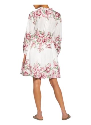 Mrs & Hugs Kleid aus Leinen, Weiß