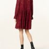 Mrs & Hugs Kleid aus Lochspitze, Rot
