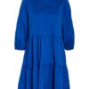 Mrs & Hugs Kleid mit 3/4-Arm, Blau