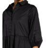 Mrs & Hugs Kleid mit 3/4-Arm, Schwarz