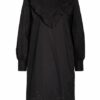 Mrs & Hugs Kleid mit Lochspitze, Schwarz