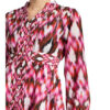 Mrs & Hugs Kleid mit Seide, Pink