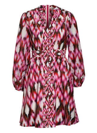 Mrs & Hugs Kleid mit Seide, Pink