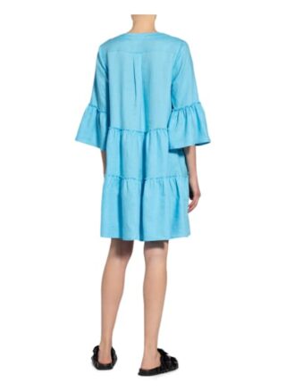 Mrs & Hugs Leinenkleid, Blau