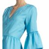 Mrs & Hugs Leinenkleid, Blau