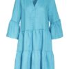 Mrs & Hugs Leinenkleid, Blau