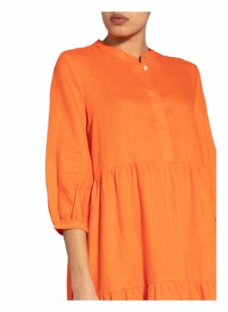 Mrs & Hugs Leinenkleid, Orange