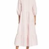 Mrs & Hugs Leinenkleid, Pink