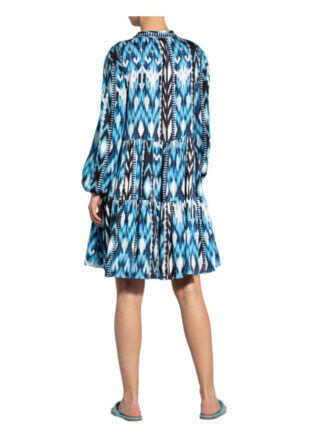 Mrs & HUGS Seidenkleid Damen, Blau