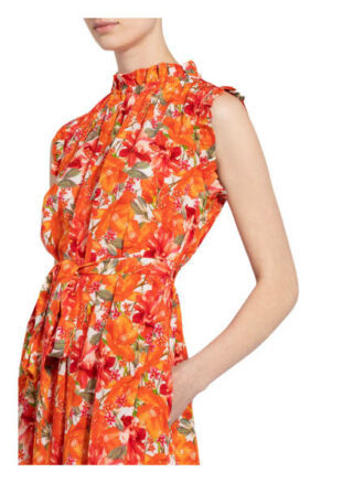 Mrs & Hugs Seidenkleid, Orange