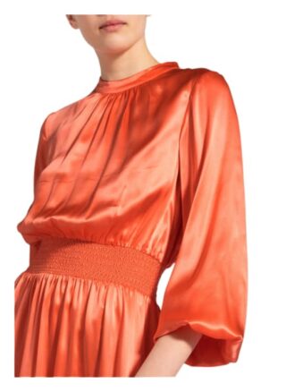 Mrs & Hugs Seidenkleid, Orange