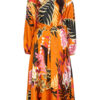 Mrs & HUGS Maxikleid Damen, Orange