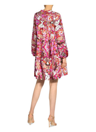 Mrs & HUGS Seidenkleid Damen, Pink