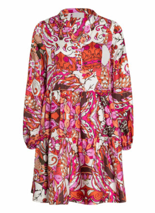 Mrs & HUGS Seidenkleid Damen, Pink