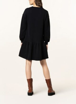 Mrs & Hugs Sweatkleid, Schwarz