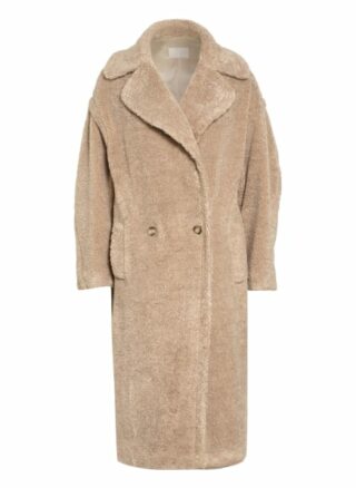 Mrs & Hugs Teddyfell-Mantel, Beige