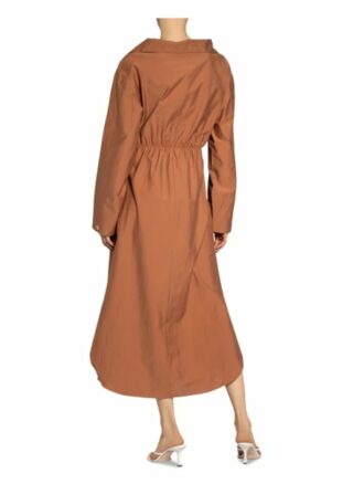 Nanushka Hemdblusenkleid Ayse, Braun