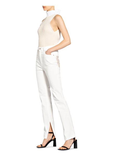 Nanushka Slim Fit Jeans Damen, Weiß