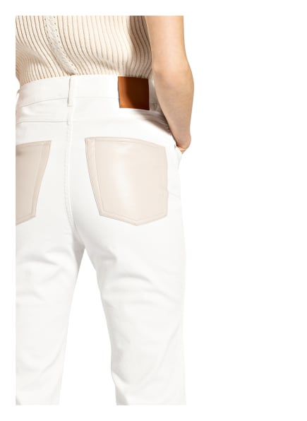 Nanushka Slim Fit Jeans Damen, Weiß