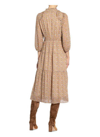 Neo Noir Kleid Helena Multi mit 3/4-Arm, Orange