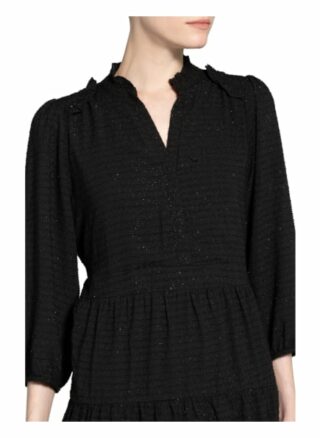 Neo Noir Kleid Helena mit 3/4-Arm, Schwarz