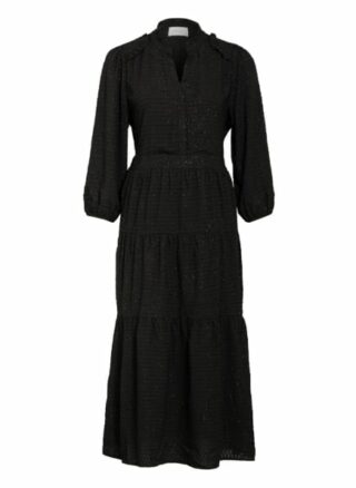 Neo Noir Kleid Helena mit 3/4-Arm, Schwarz